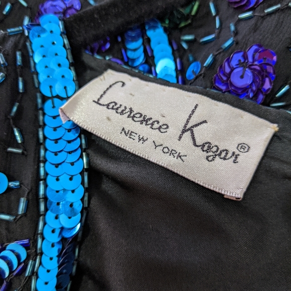 Laurence Kazar New York Silk Siquence Dress - Picture 8 of 10